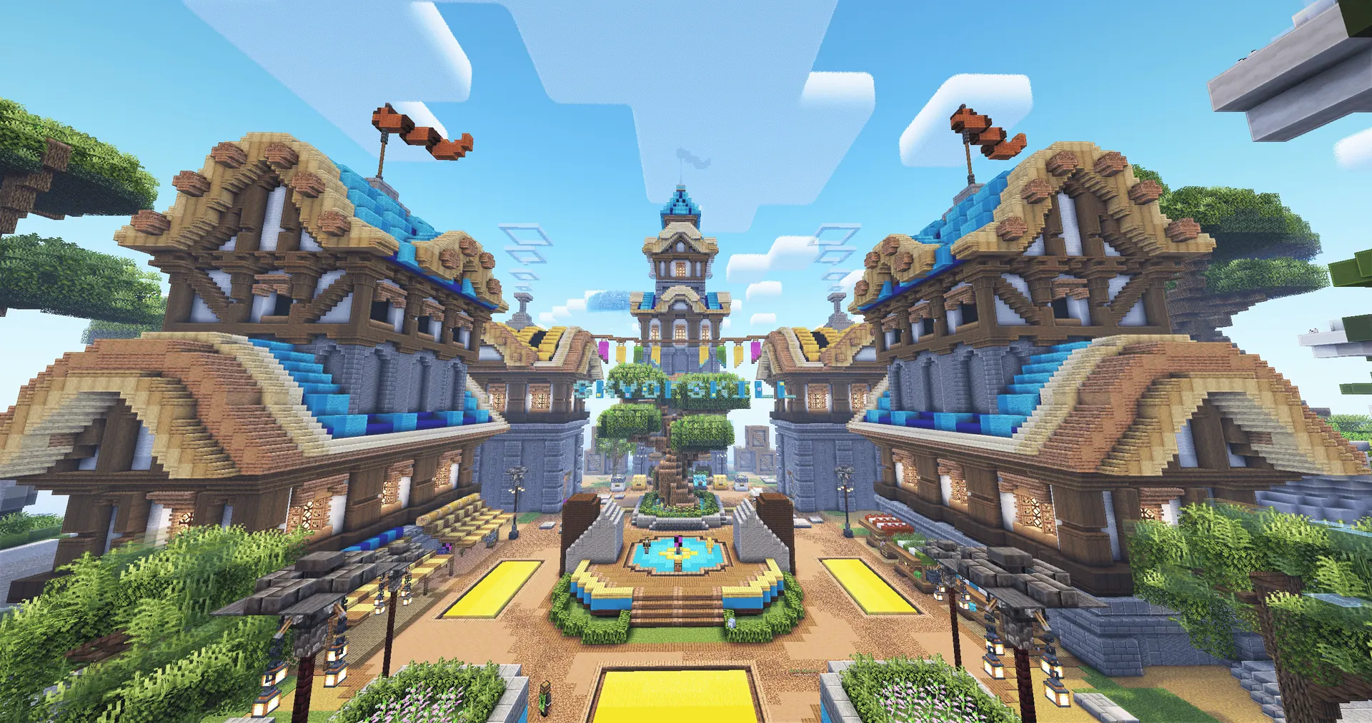Le spawn du serveur SkyOfSkill